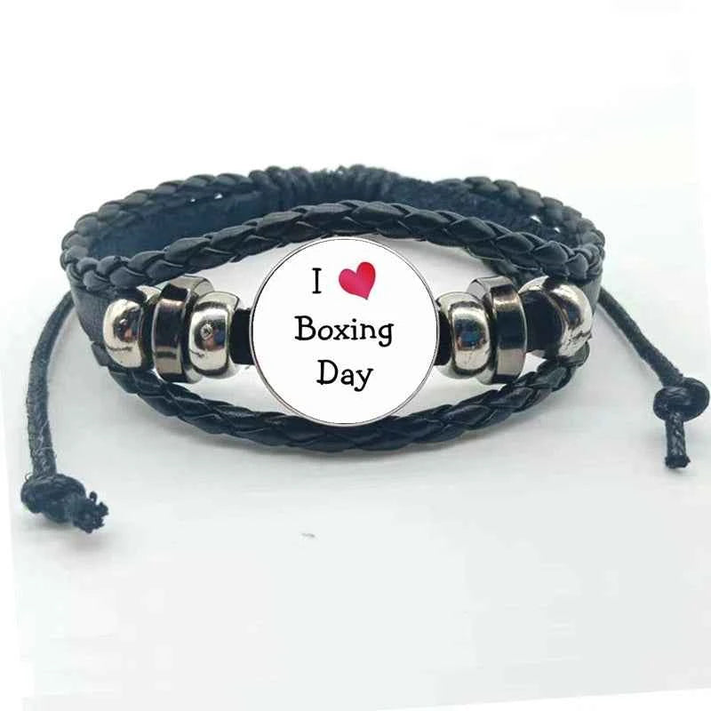 New fashion boxing handmade bracelet jewelry glass convex