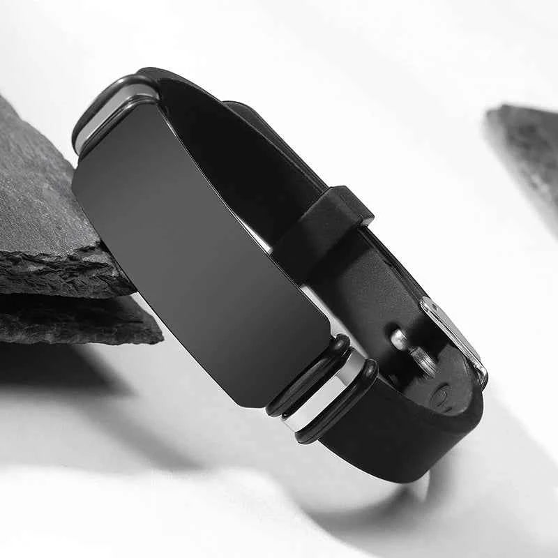 Mens Bracelets Customized Lettering LOGO To My Husband Son Gifts