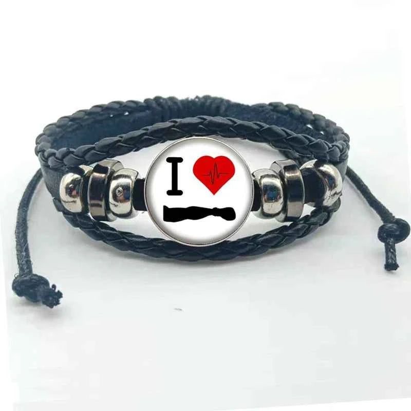 New fashion boxing handmade bracelet jewelry glass convex