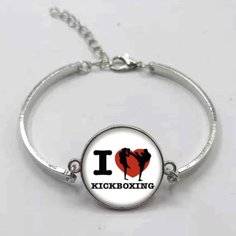New fashion boxing handmade bracelet jewelry glass convex