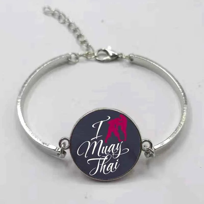New fashion boxing handmade bracelet jewelry glass convex