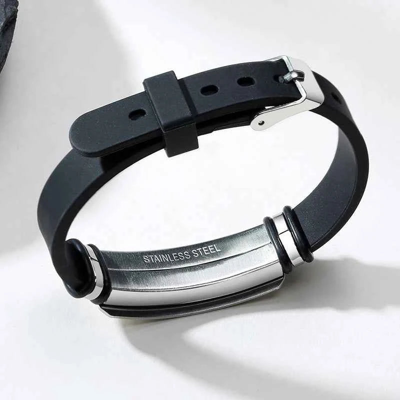 Mens Bracelets Customized Lettering LOGO To My Husband Son Gifts