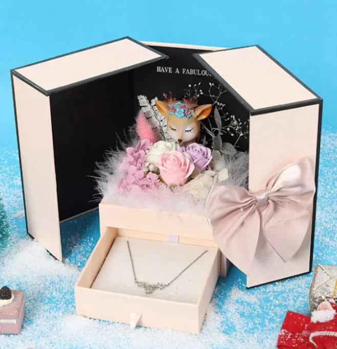 Perfect Gift Box with Necklace and Jewelry