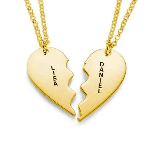 Personalized Silver Heart Necklace Jewelry (Hot Item)