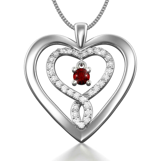 ALLAN KOA Birthstone Necklace for Women
