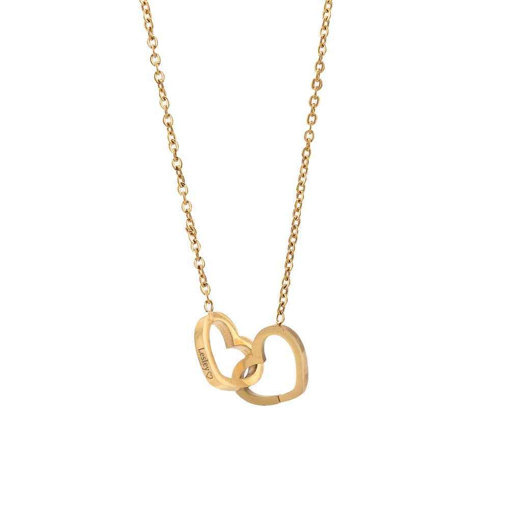Rotating Bear with Real Rose & Double Heart Necklace Gift Box